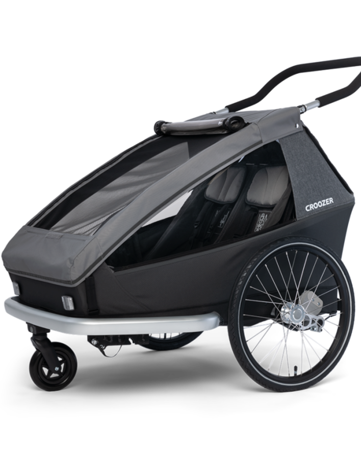 CROOZER Fahrradanhänger KEEKE 2-Sitzer Croozer