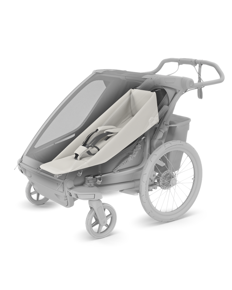 thule hängematte bis wieviel kg THULE Chariot Infant Sling Babysitz mieten statt kaufen