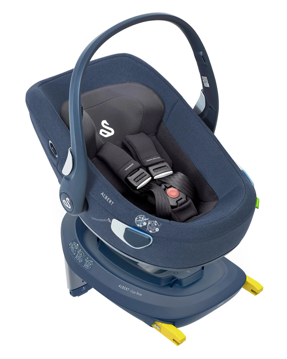SWANDOO Albert i-Size Babyschale inkl. Isofix-Basis