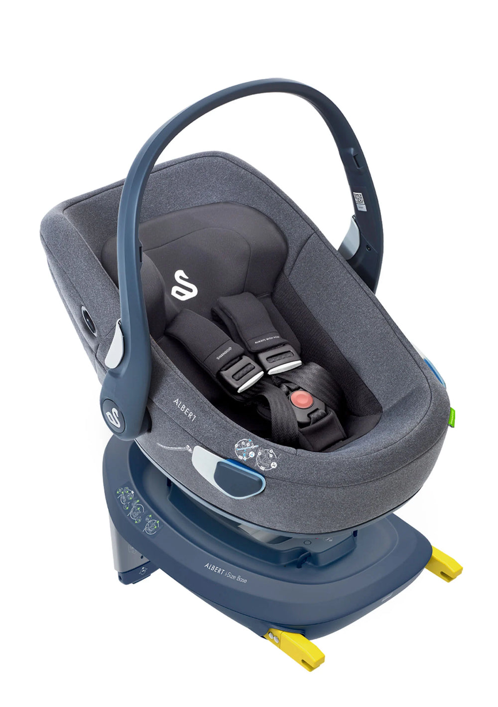 SWANDOO Albert i-Size Babyschale inkl. Isofix-Basis