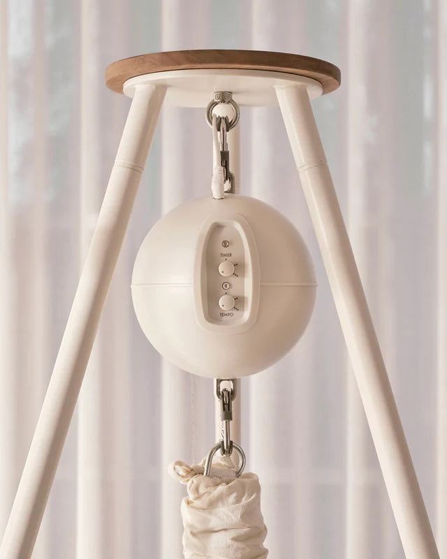 MOONBOON Classic Bundle Zwillings-Federwiege (Federwiege + Motor + Ständer) Moonboon
