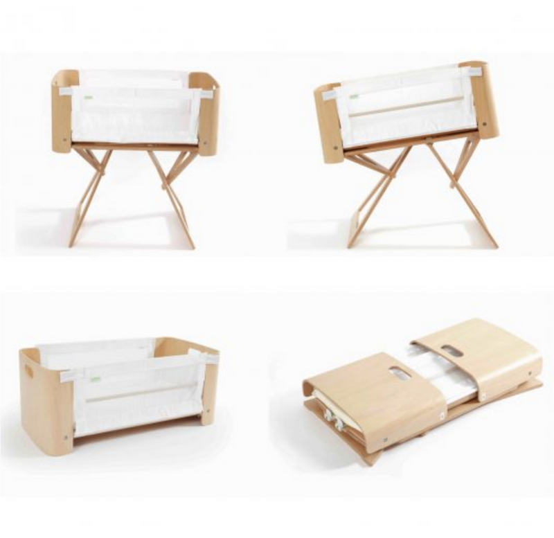BEDNEST Co-Sleeper 4in1 - Krippe, Beistellbett, Moses-Korb, Reisebett bednest