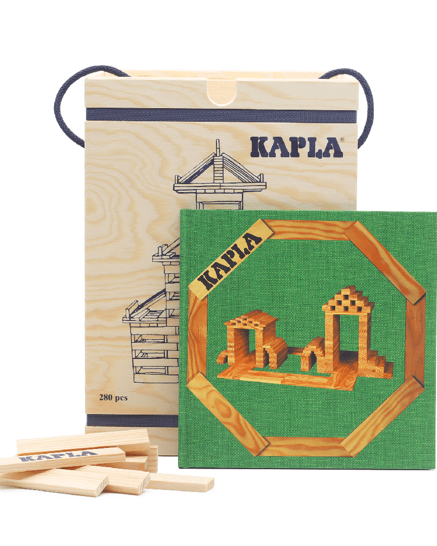 KAPLA 280er Kasten mit Kunstbuch KAPLA