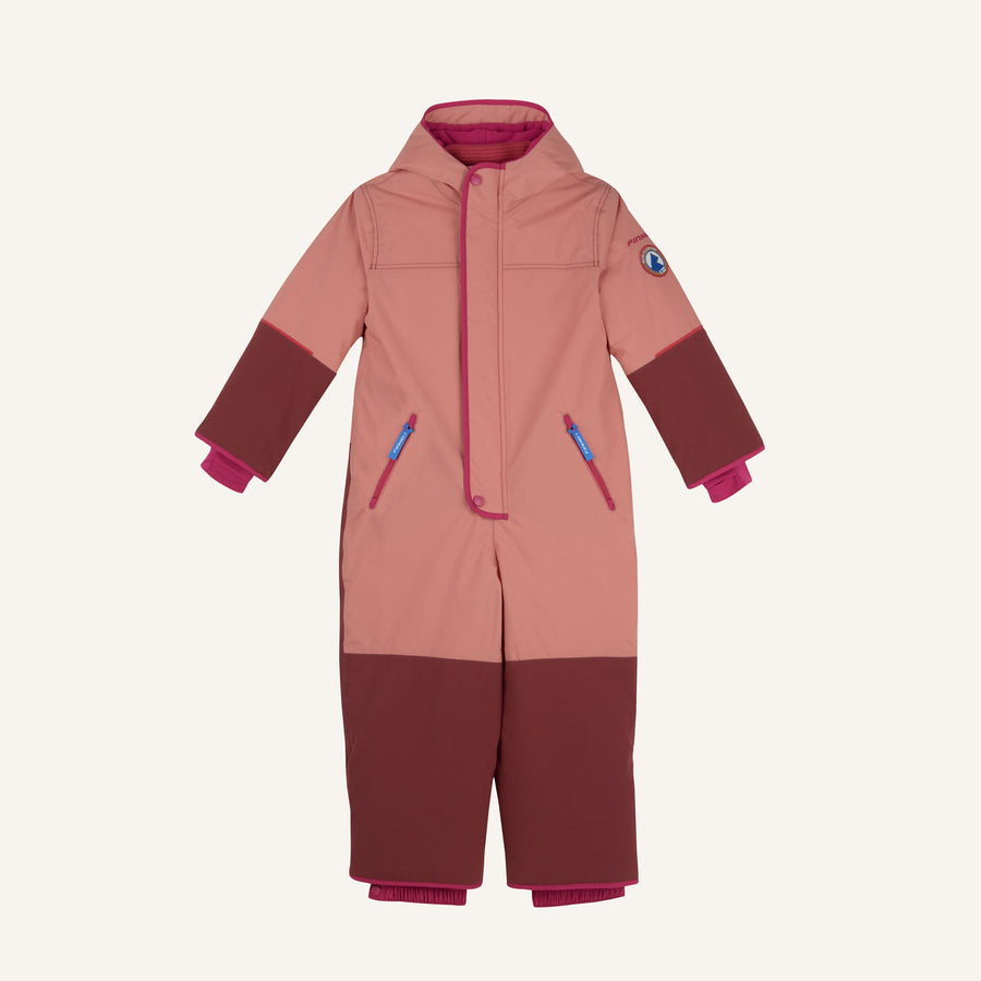 FINKID HUSKY HAALARI – Skianzug mit Arm-/Po-/Knieverstärkung terracotta/raspberry Finkid