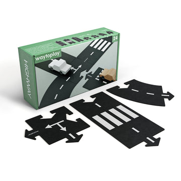 Waytoplay Highway großes Straßen Spielset