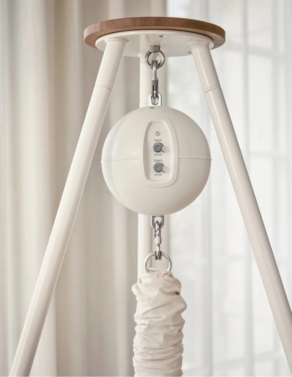 MOONBOON Classic Bundle Zwillings-Federwiege (Federwiege + Motor + Ständer)