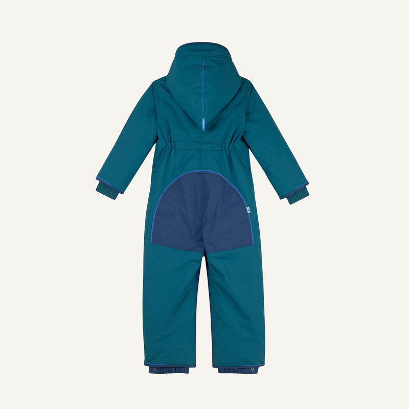 Finkid PIKKU WINTER SPORT – Winteroverall mit Umschlagbündchen deep teal/navy Finkid