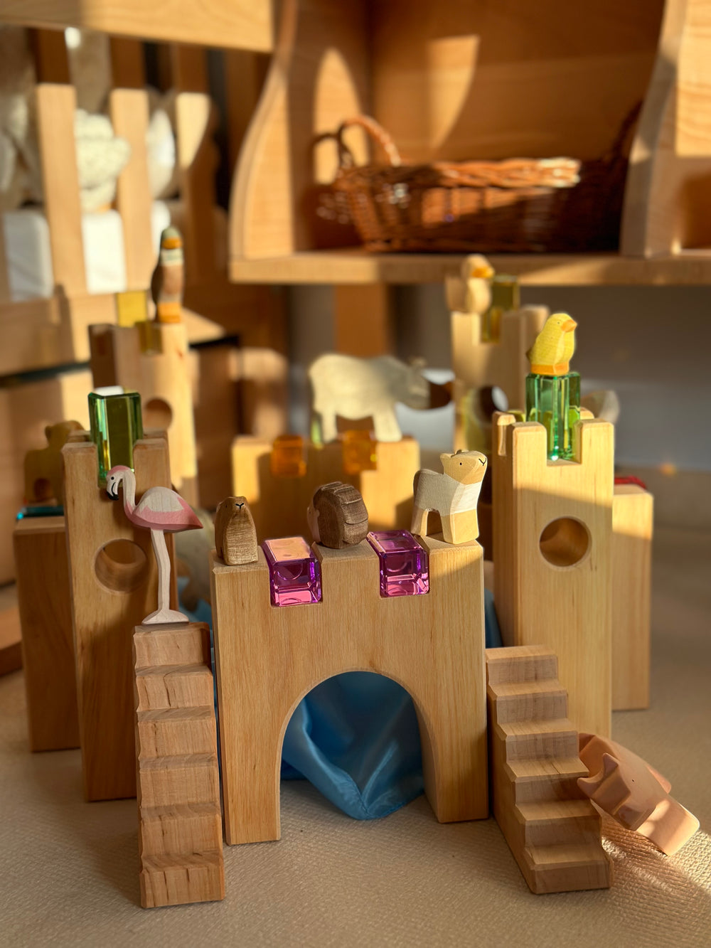 BAUSPIEL Kleine Ritterburg 10 Teile