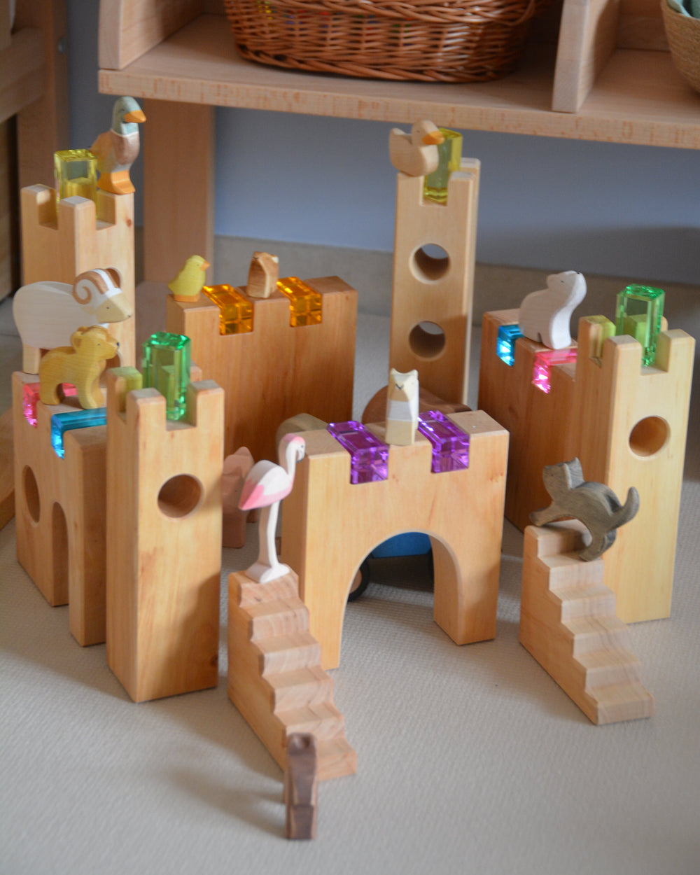 BAUSPIEL Kleine Ritterburg 10 Teile