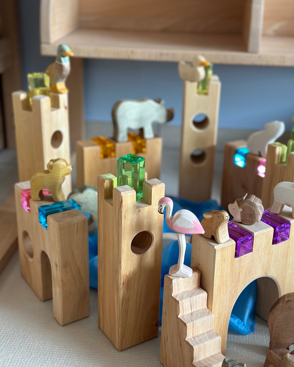 BAUSPIEL Kleine Ritterburg 10 Teile