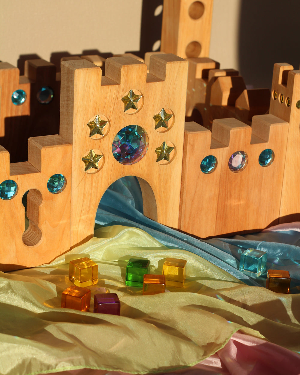 BAUSPIEL Großes Märchenschloss 16 Teile