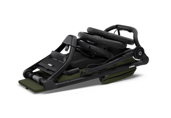 Buggy URBAN GLIDE 2 inkl. Regenverdeck - Black/Gray Melange