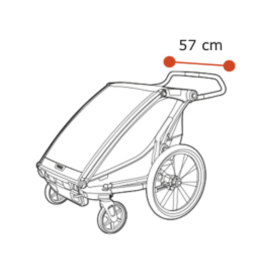 THULE Fahrradanhänger CHARIOT LITE 2-Sitzer