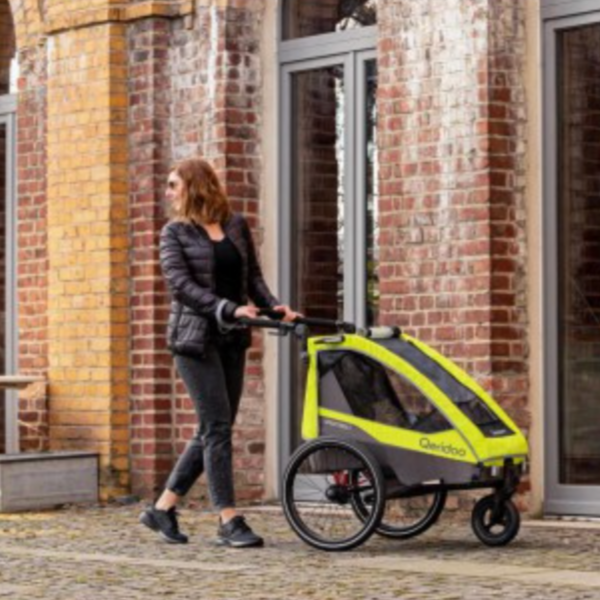 Qeridoo Fahrradanhänger Sportrex 1-Sitzer