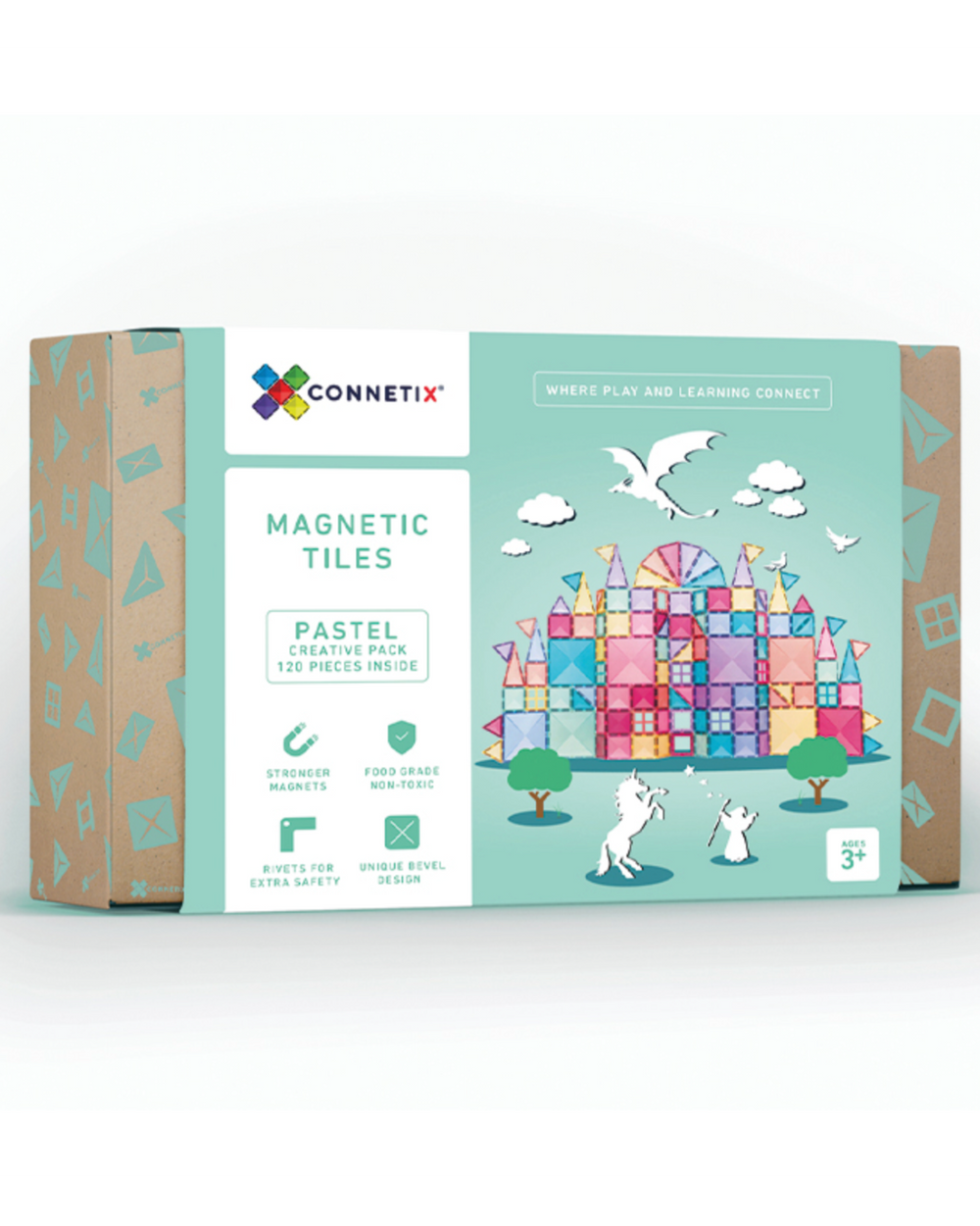 Connetix Magnetbausteine Pastel Creative Pack - 118 Teile