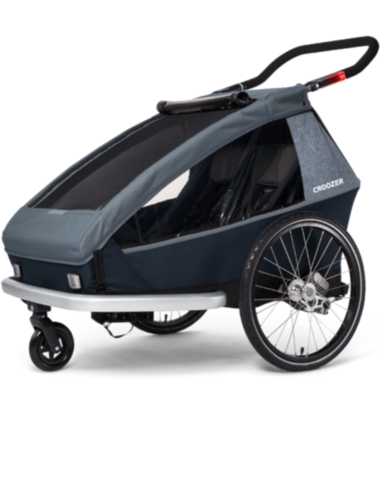 CROOZER Fahrradanhänger Kid Vaaya 2-Sitzer