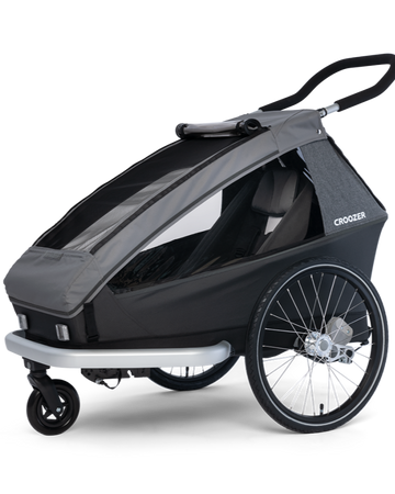 CROOZER Fahrradanhänger KEEKE 1-Sitzer inkl. Jogger-Set Croozer