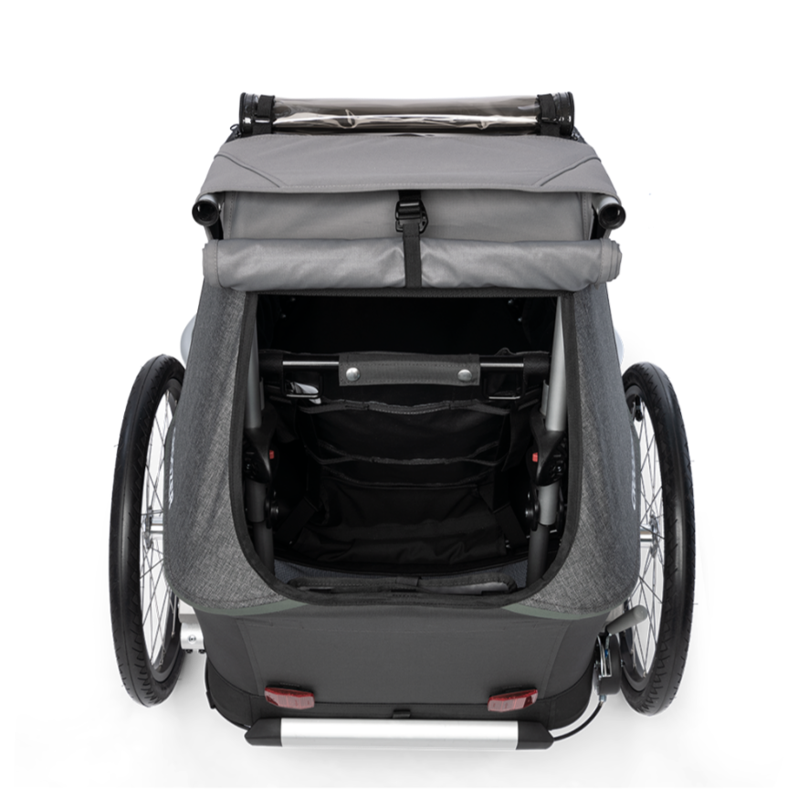 CROOZER Fahrradanhänger KEEKE 1-Sitzer