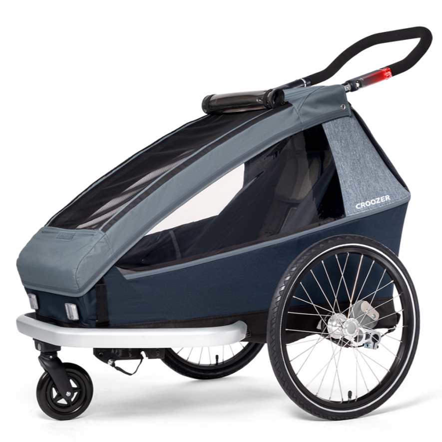 CROOZER Fahrradanhänger Kid Vaaya 1 Sitzer inkl. Jogger-Set