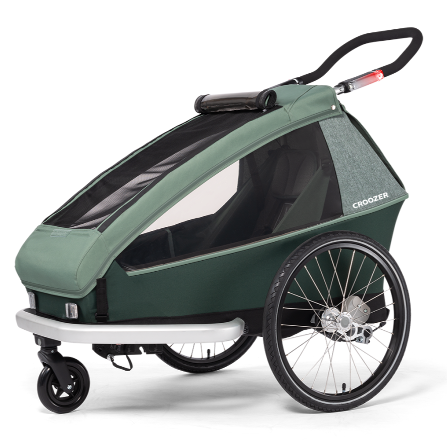 kinderwagen jogger fahrradanhänger Croozer Vaaya 1 Fahrradanhänger mieten und testen - mit Kaufoption