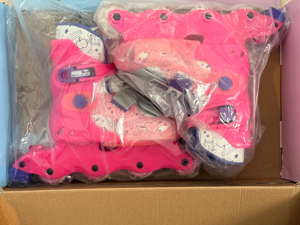 MICRO mitwachsende Inline Skates Kids Future Plum Gr. 31-34