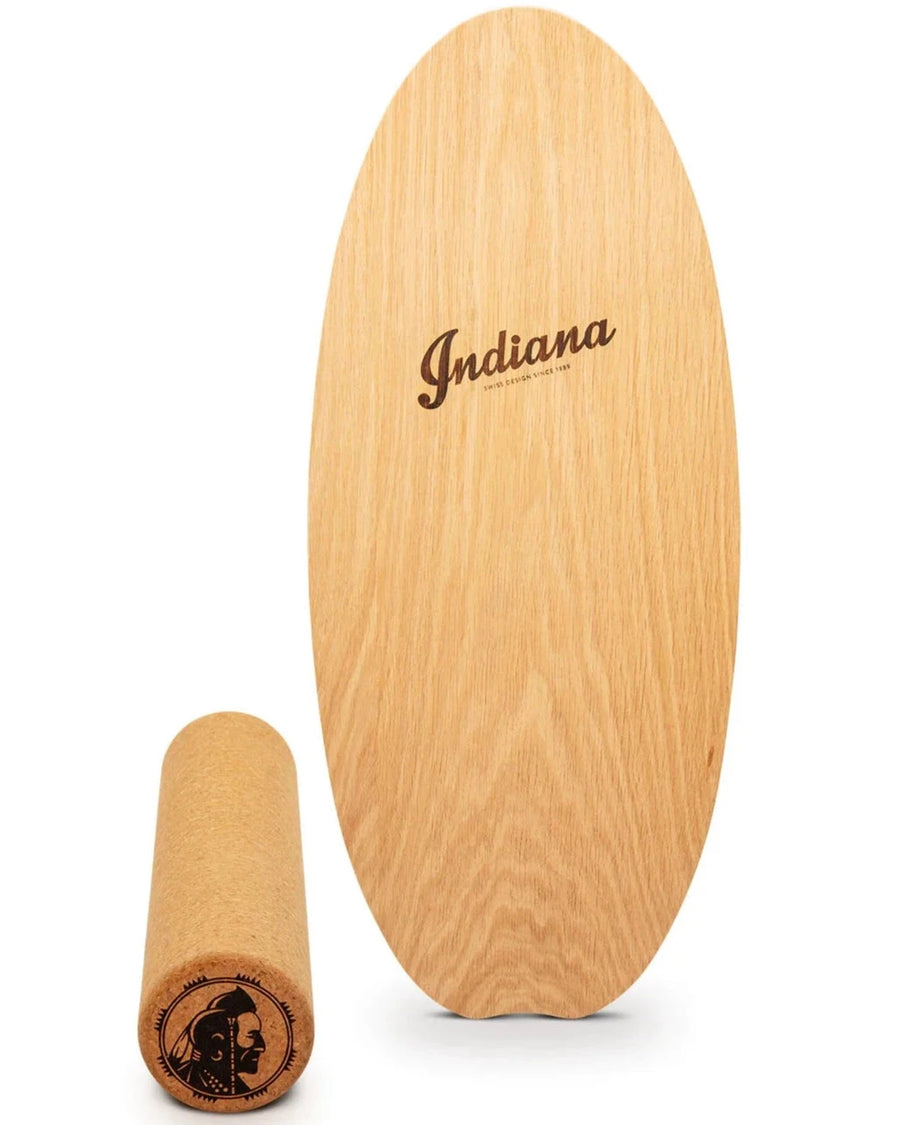 INDIANA Balance Board Eiche inkl. Korkrolle Indiana Balance Boards