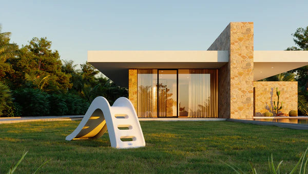 JUPIDUU Outdoor Rutsche White Dolphin Jupiduu