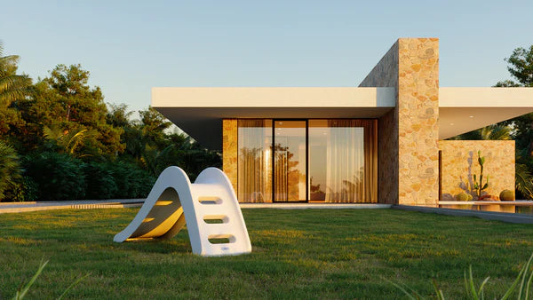 JUPIDUU Outdoor Rutsche White Dolphin Jupiduu