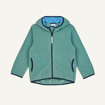 FINKID PAUKKU – Zip in Fleecejacke trellis navy Finkid