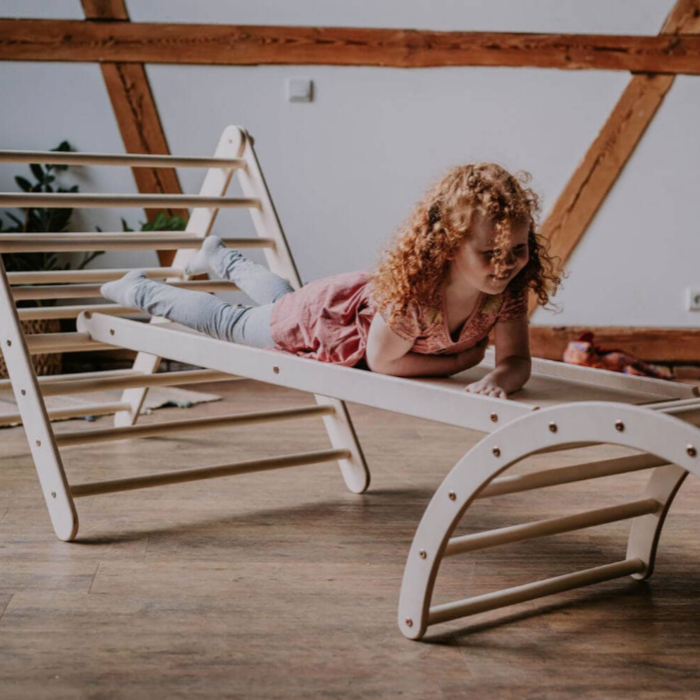 Kletterling "Pandaling" Set (aus Kletterdreieck, Rutsche und Kletterbogen) Kletterling