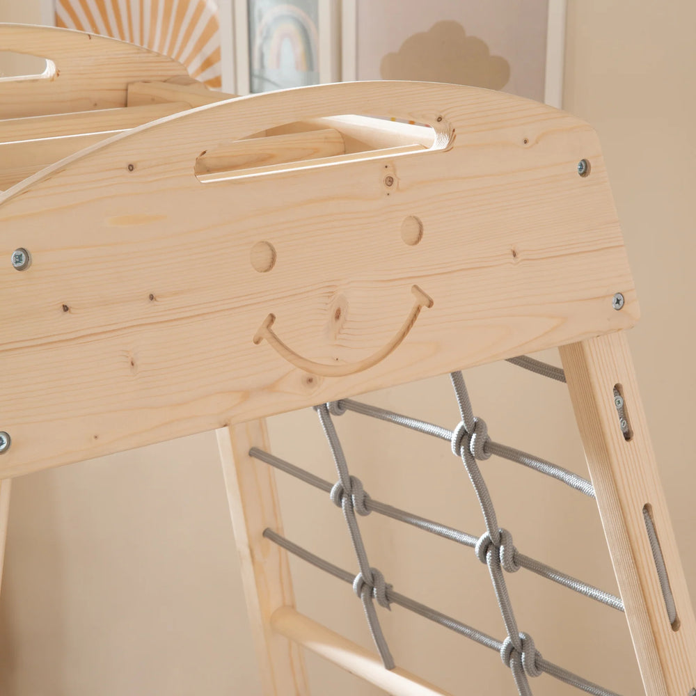 ROBA Indoor-Spielturm aus Holz inkl. Schaukel