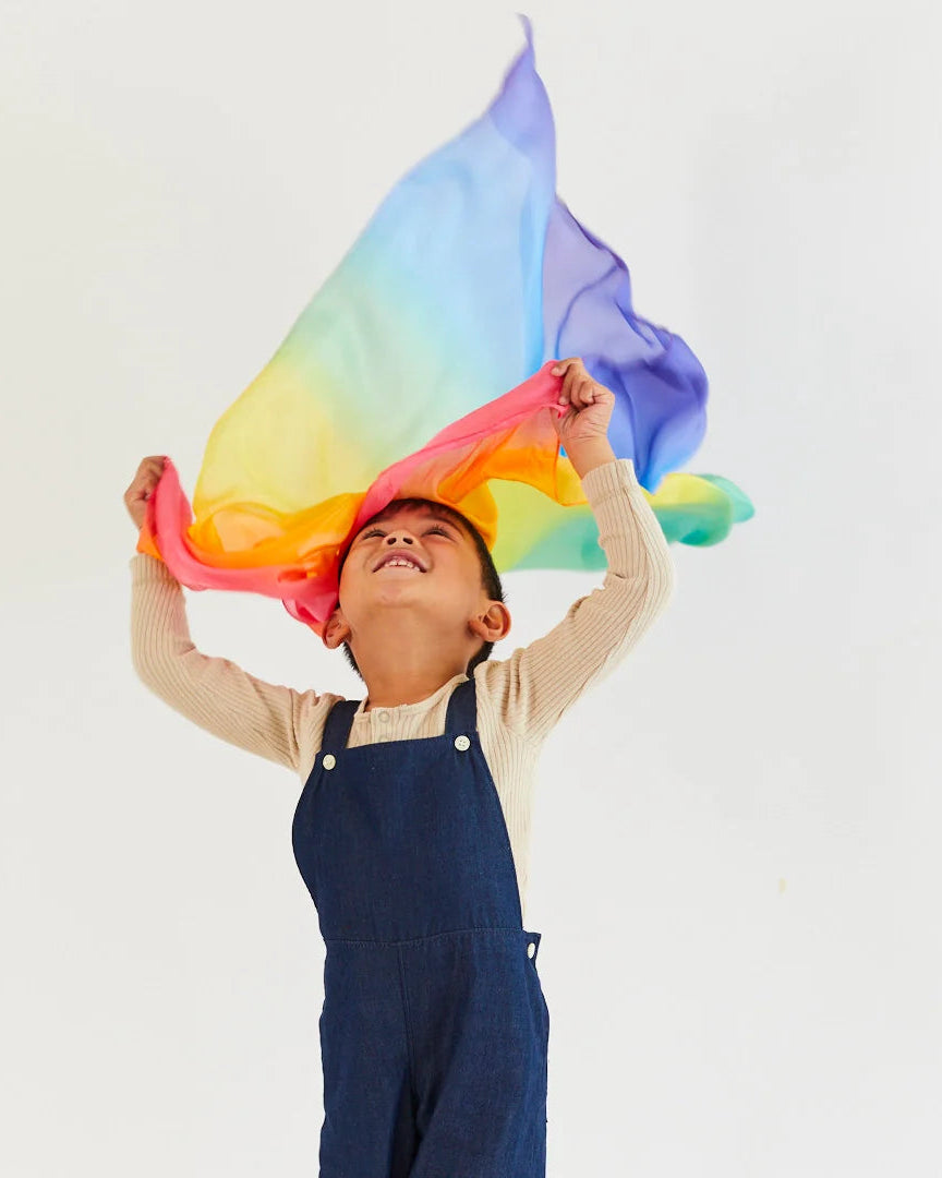 Sarah's Silk Spielseide Regenbogen Mood