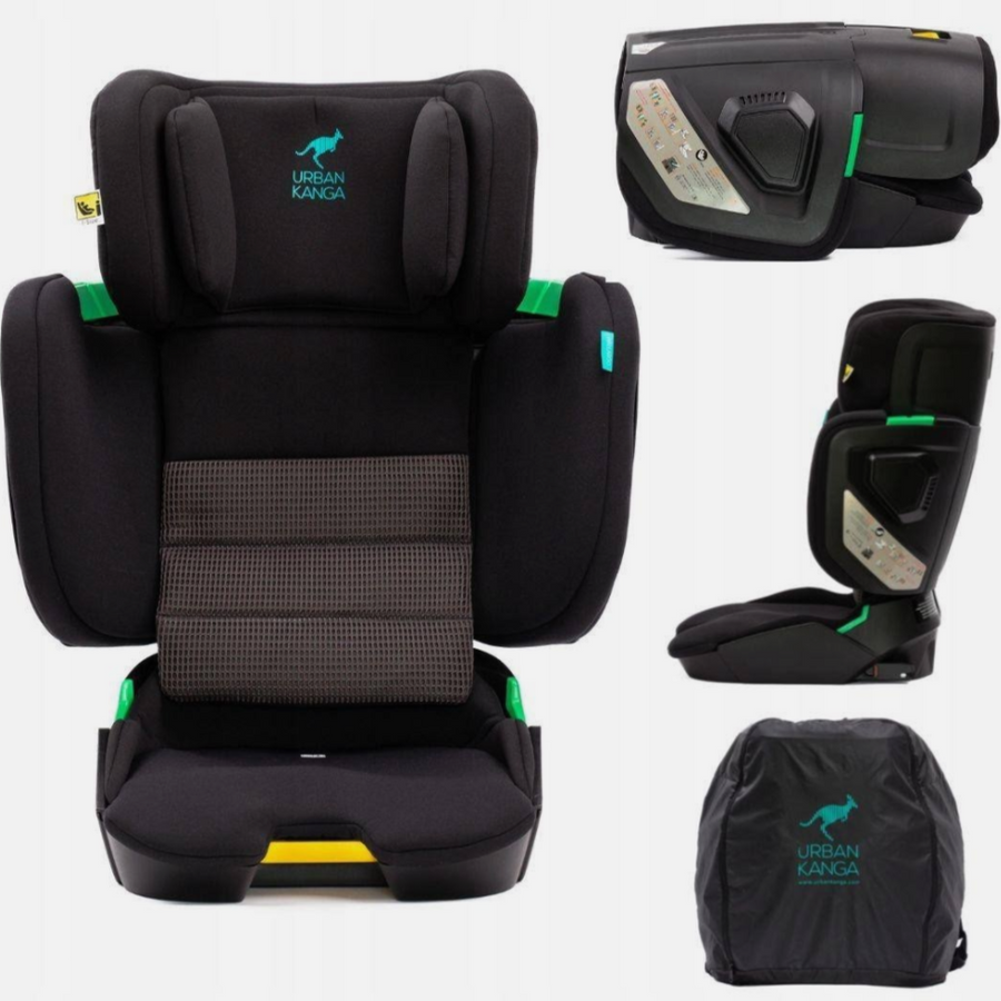 URBAN KANGA Tragbarer und Faltbarer ISOFIX Kindersitz WALLAROO Urban Kanga