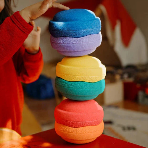 STAPELSTEIN Original Mini Rainbow Set Stapelstein