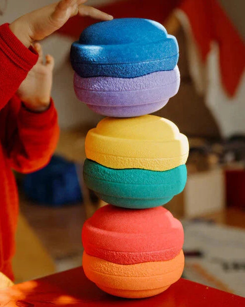 STAPELSTEIN Original Mini Rainbow Set Stapelstein