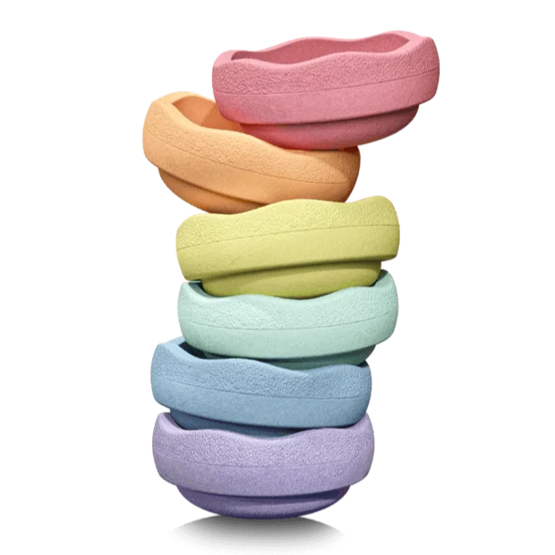 STAPELSTEIN Original Mini Rainbow Set Stapelstein