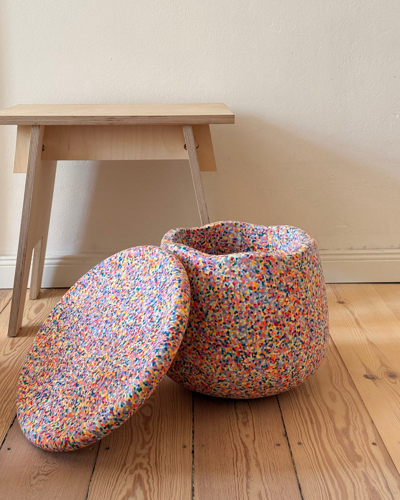 Stapelstein Dynamic Small Flowers offen preloved