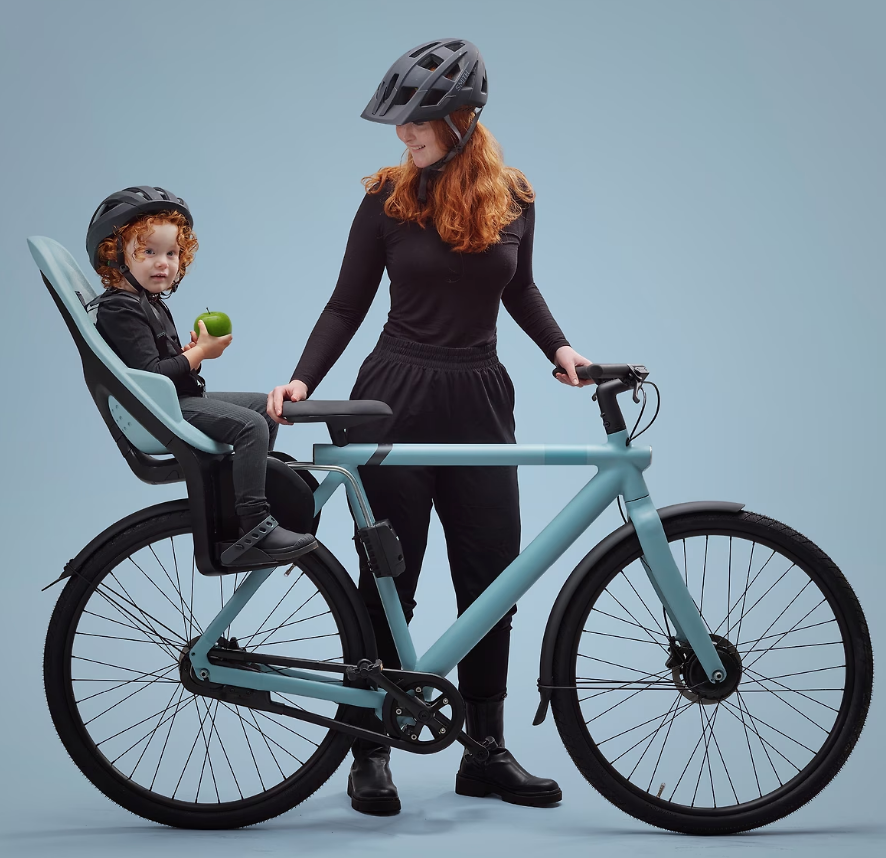 Thule Fahrradsitz Yepp 2 Maxi - Rahmen-Montage Fennel Tan