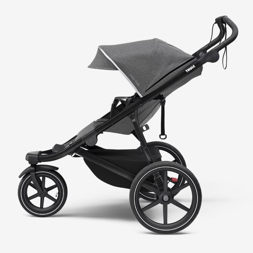 Buggy URBAN GLIDE 2 inkl. Regenverdeck - Black/Gray Melange
