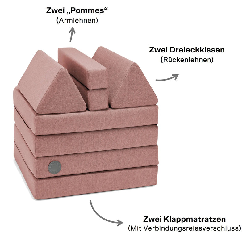 WONDERWUZZ Multifunktionales Spielsofa Oh So Sofy
