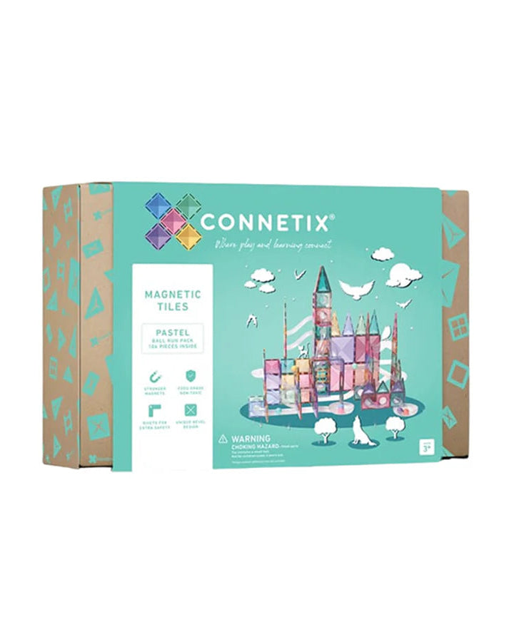 Connetix Magnetbausteine Pastel Kugelbahn - 100 Teile