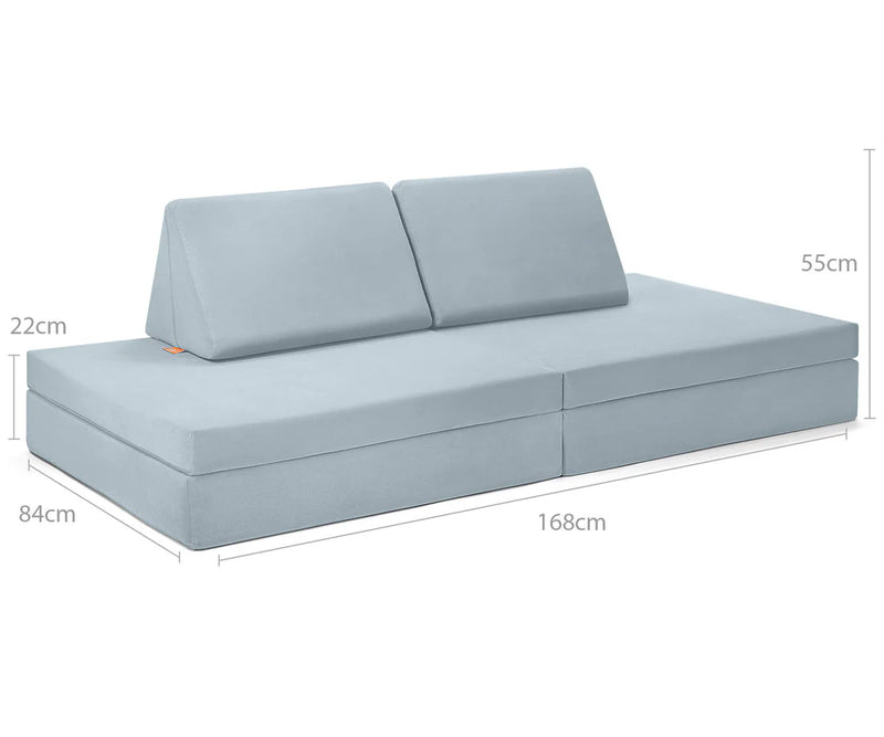 FUNZY Spielsofa Velours Funzy