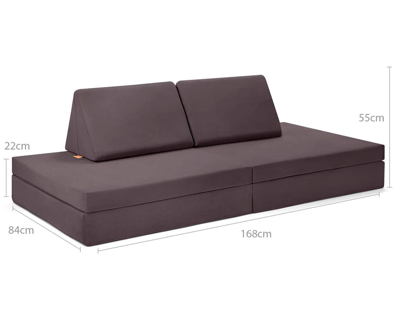 FUNZY Spielsofa Velours Funzy