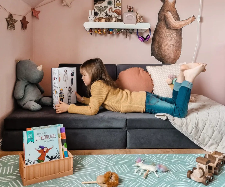 FUNZY Spielsofa Velours Funzy