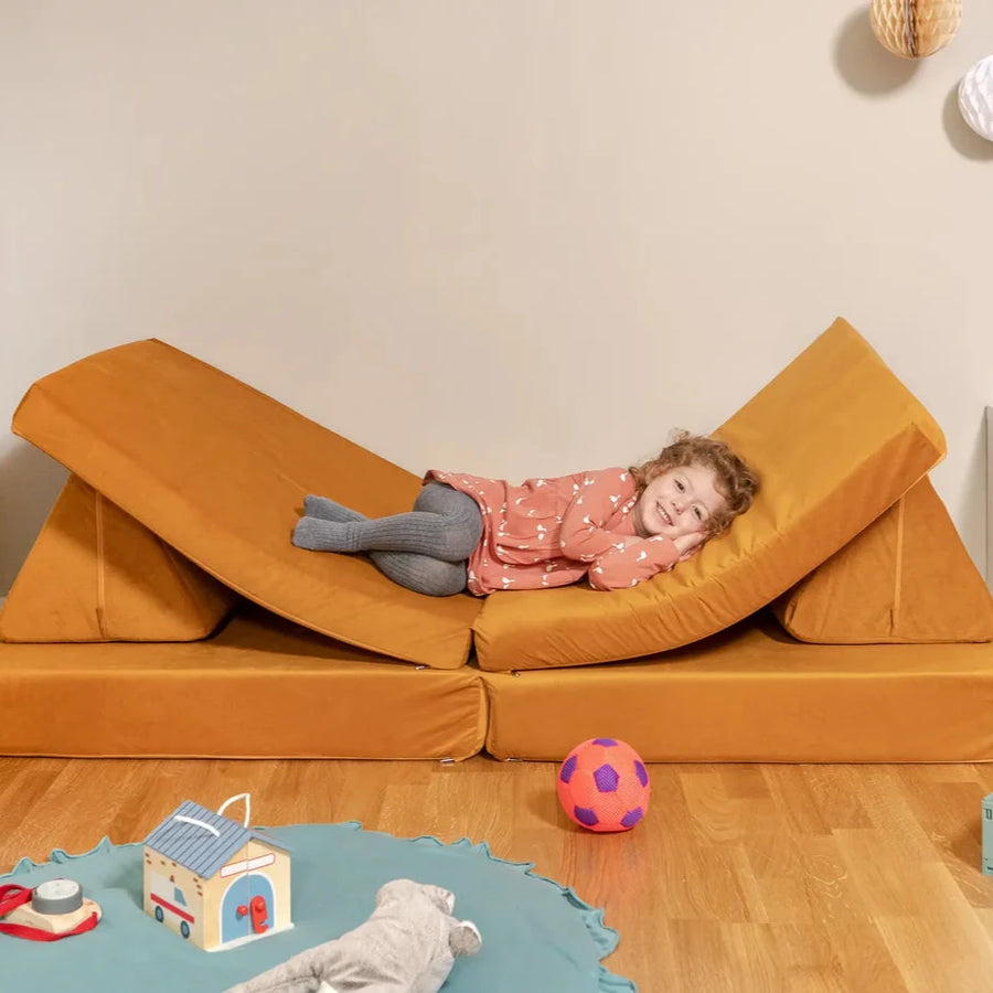 FUNZY Spielsofa Velours Funzy