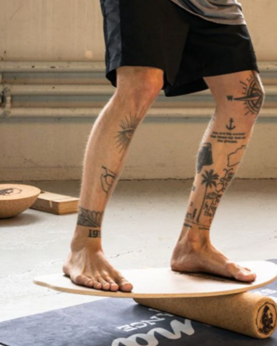 INDIANA Balance Board inkl. Korkrolle Buche Indiana Balance Boards