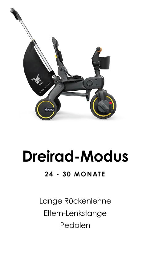 Kinderdreirad einfach mieten statt kaufen mit nomadi Doona Liki Trike