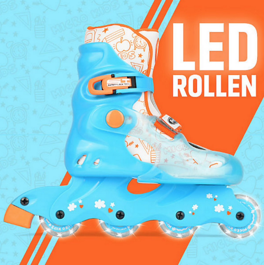 MICRO mitwachsende Inline Skates Kids Future blau micro