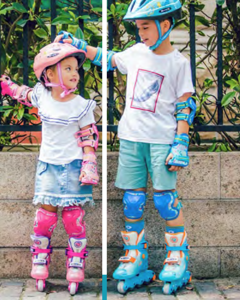 micro mitwachsende Inline Skates Kids Future blau