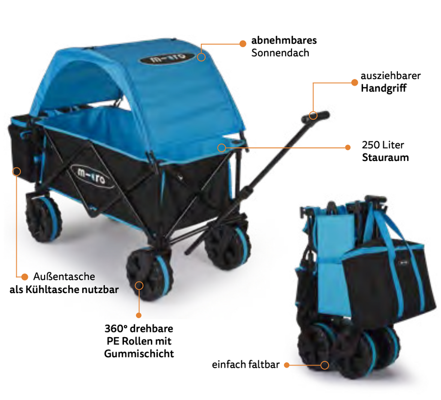 MICRO Wagon Deluxe Pro Bollerwagen micro